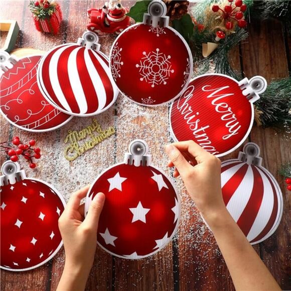 24 Pcs Christmas Decorations Outdoor Christmas Hanging...